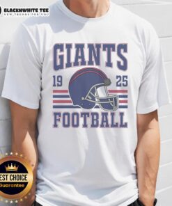 Alt Text: Official Giants Football Fan 1925 T-Shirt featuring vintage design and team logo, perfect for loyal fans.