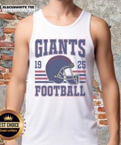 Official Giants Football Fan 1925 Tank Top featuring team logo and vintage design, perfect for game day style.