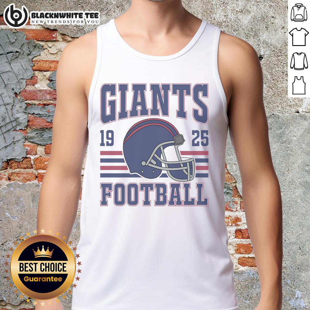 Official Giants Football Fan 1925 Tank Top Official Giants Football Fan 1925 Tank Top featuring team logo and vintage design, perfect for game day style.