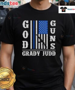 Official God Guns Grady Judd Fan Club T-Shirt featuring bold graphics and a stylish design for fans of Grady Judd.