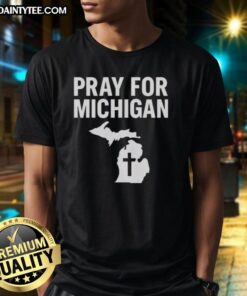 Official Grand Blanc Michigan Shooting Prayer T-Shirt featuring a heartfelt design honoring victims and community support.