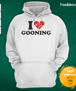 Alt Text: Official I Heart Gooning Hoodie featuring a bold heart graphic, perfect for stylish fans of the gooning trend.