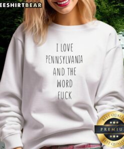 Official I Love The Penn State Nittany Lions sweatshirt featuring bold graphics and the word 'Fck' for fans.