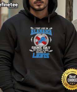 Detroit Lions hoodie showcasing pride for the team, perfect for game day in Alabama or anywhere else.