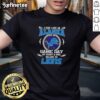 Official I May Live In Alaska But On Game Day My Heart And Soul Belongs To Detroit Lions T-Shirt design featuring team colors.
