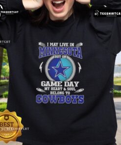 Alt Text: Cozy Dallas Cowboys sweatshirt for fans, perfect for game day, even in Minnesota. Support your team in style!