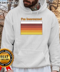 Official Im Beersexual Flag Hoodie featuring vibrant colors and bold design for beer enthusiasts and pride supporters.