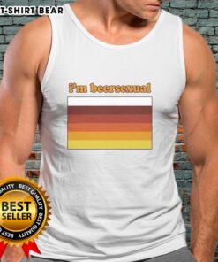 Official Im Beersexual Flag Tank Top featuring vibrant colors and a bold design, perfect for pride celebrations.
