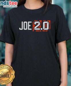 Official Joe 2.0 Tiger Ladies Tee featuring a stylish design and vibrant colors, perfect for casual wear.