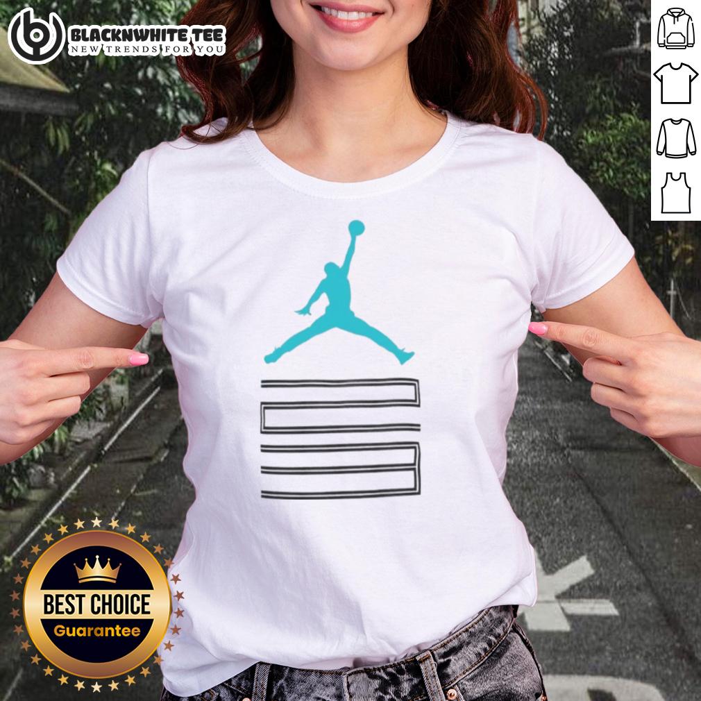 Official Jordan Brooklyn Aj11 Classic Ladies Tee Alt Text: Official Jordan Brooklyn AJ11 Classic Ladies Tee featuring a stylish design, perfect for sneaker enthusiasts and casual wear.