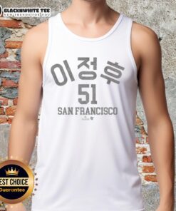 Official Jung Hoo Lee October tank top featuring a stylish design, perfect for fall fashion and casual wear.