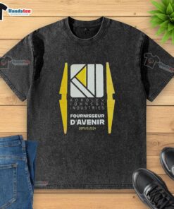 Official Korolev Johnson Industries 2024 washed t-shirt, featuring a stylish design for modern apparel enthusiasts.