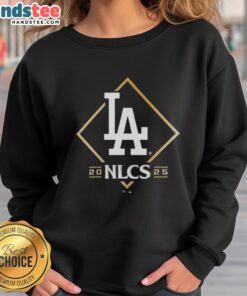 Official Los Angeles Dodgers NLCS Bound 2025 Sweatshirt, showcasing team pride and spirit for the upcoming playoffs.