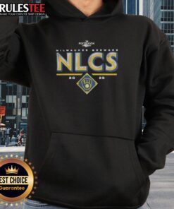 Alt Text: Official Milwaukee Brewers 2025 NLCS Division Series Winner Postseason Hoodie featuring team logo and championship design.