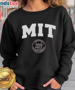 Official MIT sweatshirt featuring the University of Massachusetts Institute of Technology logo in vibrant colors.