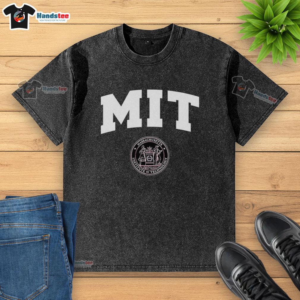 official-mit-university-massachusetts-nstitute-of-technology-logo-washed-t-shirt Alt Text: Official MIT University logo on a washed t-shirt, showcasing a casual style for proud Massachusetts Institute of Technology fans.