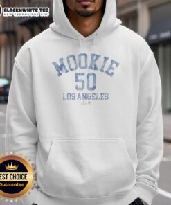 Official Mookie Betts October hoodie featuring team logo and vibrant colors, perfect for fans celebrating the postseason.
