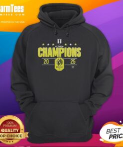 Official Nashville Soccer Champions Open Cup 2025 hoodie in vibrant colors, showcasing team pride and stylish design.