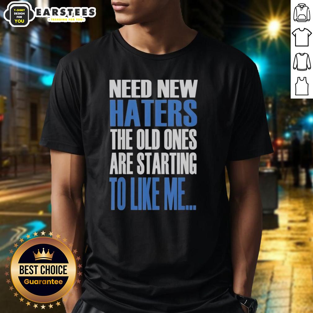 official-need-new-haters-the-old-ones-are-starting-to-like-me-khabibs-vintage-t-shirt Alt Text: Official Need New Haters Vintage T-Shirt featuring Khabib's quote, perfect for MMA fans and stylish casual wear.