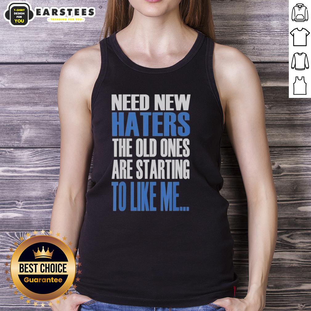 official-need-new-haters-the-old-ones-are-starting-to-like-me-khabibs-vintage-tank-top Vintage Khabib tank top with 'Need New Haters' print, perfect for fans of MMA and unique fashion statements.