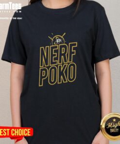 Alt Text: Official Nerf Poko Philadelphia Fusion Ladies Tee featuring vibrant team colors and stylish design for fans.