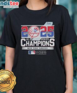 Official New York Yankees 2025 AL Division Series Champions T-Shirt - Image 3