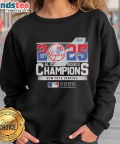 Official New York Yankees 2025 AL Division Series Champions T-Shirt - Image 5