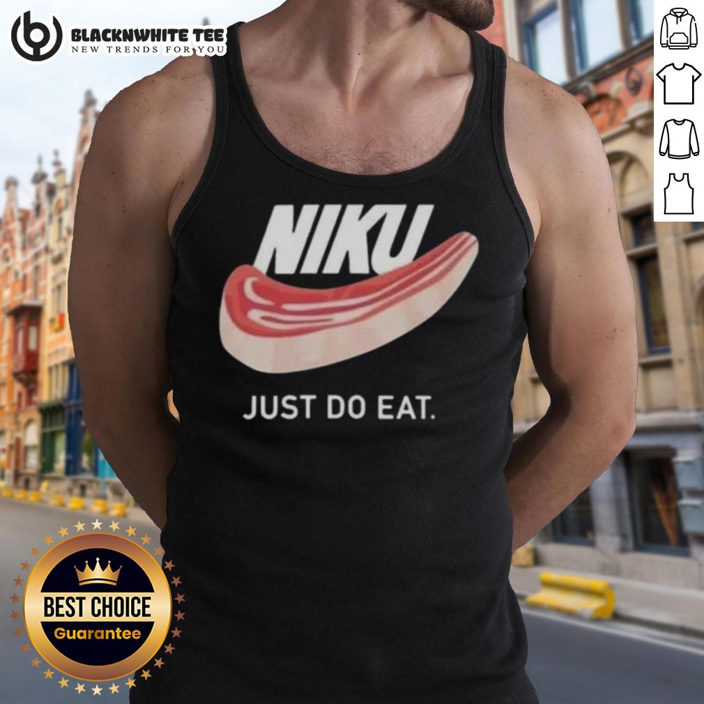 Official Niku Just Do Eat Tank Top Official Niku Just Do Eat tank top featuring bold graphics and a comfortable fit for food lovers and casual wear.