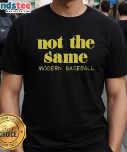 Official Not The Same Modern Baseball T-Shirt featuring a unique design for fans of the band and casual wear enthusiasts.