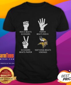 Official Minnesota Vikings Football logo T-shirt showcasing team colors and design for fans and supporters.