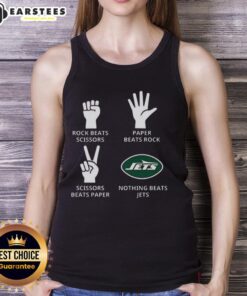 Official New York Jets football logo tank top featuring a stylish design for fans and sports enthusiasts.