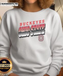 Official Ohio State Buckeyes polished sweatshirt featuring the team's logo and comfortable fit for fans.
