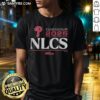 Official Philadelphia Phillies 2025 Division Series Winner Locker Room T-Shirt showcasing team logo and championship design.