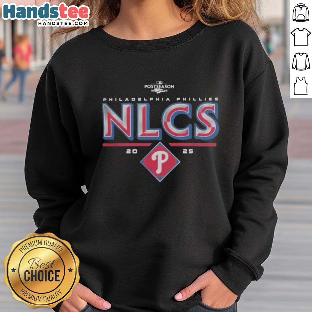 official-philadelphia-phillies-2025-nlcs-division-series-winner-postseason-sweatshirt Alt Text: Official Philadelphia Phillies 2025 NLCS Division Series Winner Postseason sweatshirt in red with team logo.