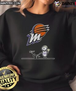Official Phoenix Mercury Meow Sweatshirt featuring a stylish design for fans of the WNBA team.