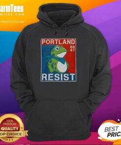 Official Portland Frog 86-47 Hoodie featuring vibrant design and cozy fit, perfect for fans and casual wear.