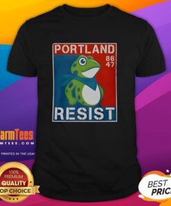 Alt Text: Official Portland Frog 86 47 T-Shirt featuring a vibrant design and comfortable fit, perfect for fans and casual wear.