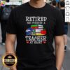 Official Retired But Forever A Teacher At Heart Denver Broncos Football T-Shirt, showcasing a proud teacher's passion for football.