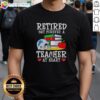 Official Retired But Forever A Teacher At Heart Detroit Lions Football T-Shirt showcasing a vibrant design for dedicated fans.