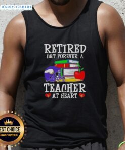 Alt Text: Official Minnesota Vikings Football tank top for retired teachers, celebrating their passion for education and sports.