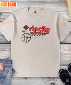 2025 Official Rip City Runs Deep Opening Night washed t-shirt featuring vibrant team graphics and a comfortable fit.