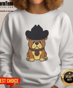 Cozy Official Rodeo Roscoe Dog Sweatshirt featuring a playful dog graphic, perfect for pet lovers and rodeo fans.
