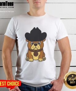 Official Rodeo Roscoe Dog T-Shirt featuring a fun design for dog lovers, perfect for casual outings and rodeos.