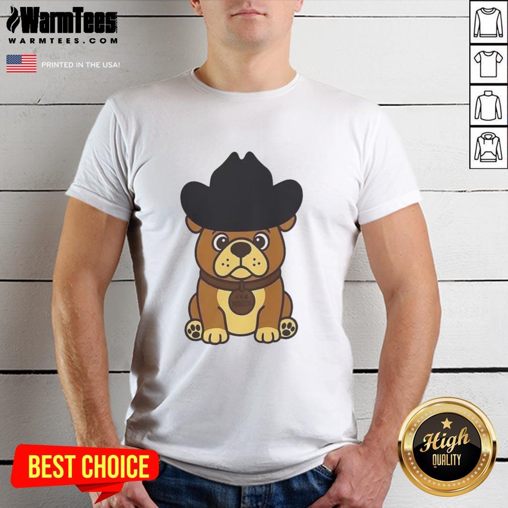 official-rodeo-roscoe-dog-t-shirt Official Rodeo Roscoe Dog T-Shirt featuring a fun design for dog lovers, perfect for casual outings and rodeos.