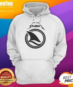 Official San Jose Sharks game day hoodie featuring team logo and colors, perfect for fans supporting the Sharks.