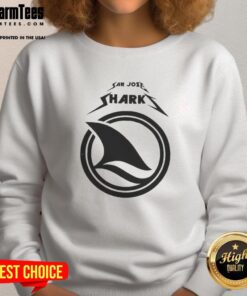 Official San Jose Sharks Game Day sweatshirt showcasing team colors and logo, perfect for fans on game day.