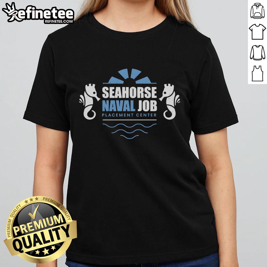 official-seahorse-naval-job-crest-ladies-tee Official Seahorse Naval Job Crest Ladies Tee featuring a stylish design and vibrant colors for naval enthusiasts.