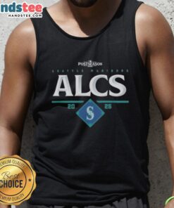 Official Seattle Mariners ALCS 2025 tank top showcasing team logo and championship spirit for fans.