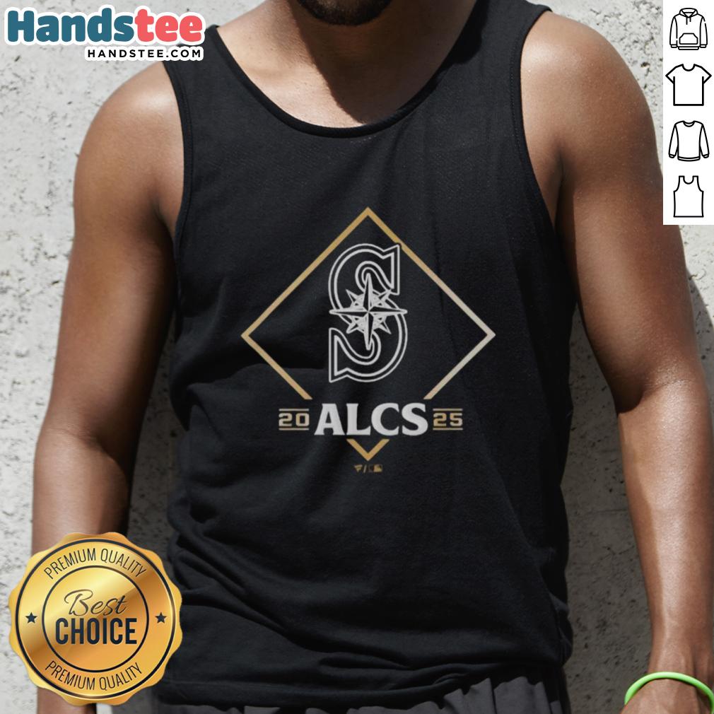 official-seattle-mariners-alcs-2025-american-league-division-series-champions-locker-room-tank-top Seattle Mariners ALCS 2025 locker room tank top celebrating American League Division Series champions.