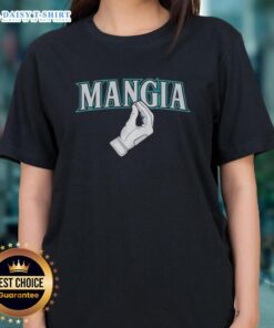 Official Seattle Mariners Seattle Mangia Hand Ladies Tee featuring a stylish design perfect for baseball fans.